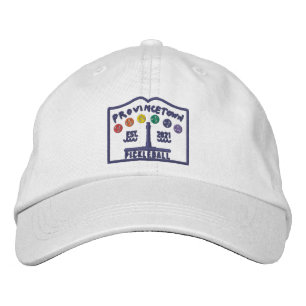 Ptown Pickleball EMBROIDEED gorra de color claro