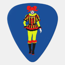Púa De Guitarra arte de chicas payasas espeluznantes de circo frea