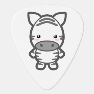 Púas de guitarra Dibujo Cebra Púas de guitarra Dibujo Cebra