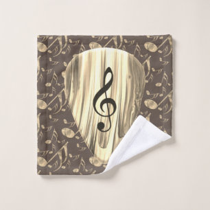 Púa de guitarra de notas de música personalizada