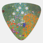 Púa De Guitarra Gustav Klimt Flor Jardín Naturaleza<br><div class="desc">Un bonito cuadro del jardín,  un cuadro clásico de Gustav Klimt,  llamado Cottage Garden,  o Bauergarten,  1907,  que se encuentra cerca de un jardín de flores,  un cuadro de flores de colores.</div>