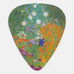 Púa De Guitarra Gustav Klimt - Jardín de flores<br><div class="desc">Jardín de flores - Gustav Klimt en 1905-1907</div>