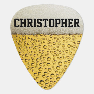 Púa De Guitarra Personalización del vidrio de cerveza