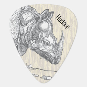 Púa De Guitarra Rinoceronte personalizado
