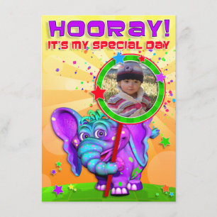 ¡Puaj! Invitación de cumpleaños con "The GiggleBel