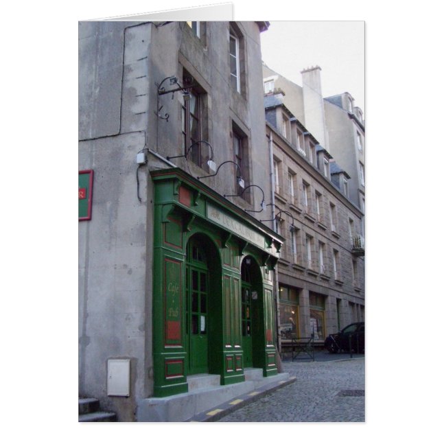 Pub irlandés en St. Malo, Francia (Frente)