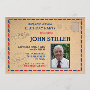 Publicación de correo postal de cumpleaños