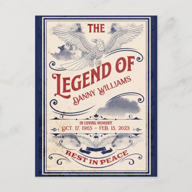 Publicación de invitación fúnebre para memorial pa (Anverso)