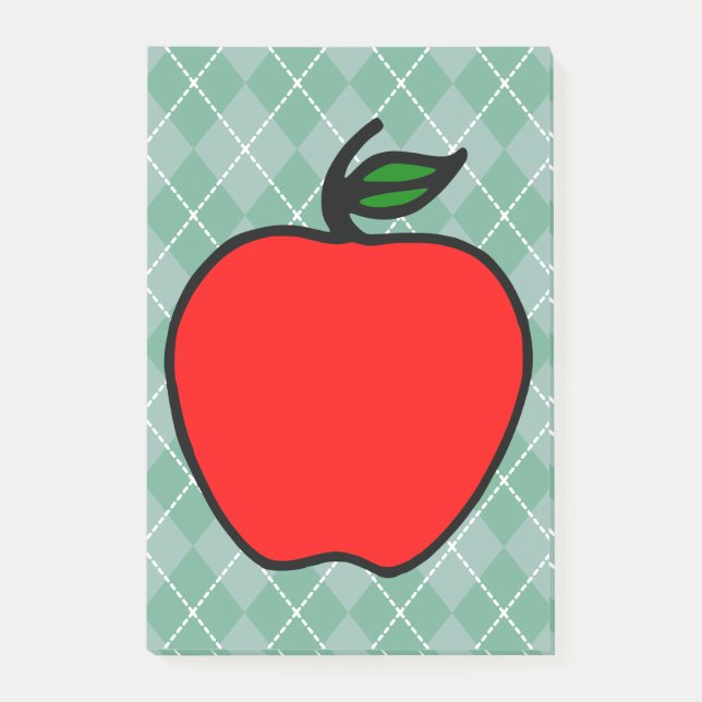 Publicación de la Escuela de Apple Roja nota regal (Anverso)