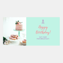 Publicaciones De Twitter El cumpleaños come la torta para el desayuno