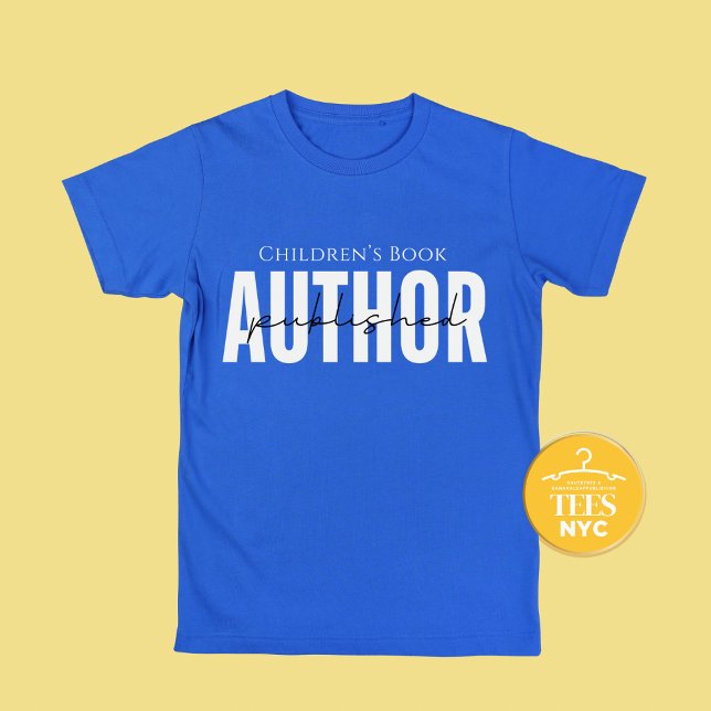 Publicado Autor del libro infantil Unisex camiseta (Subido por el creador)