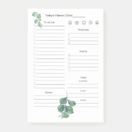 Publicar notas 4"x6" Objetivos diarios, planificac