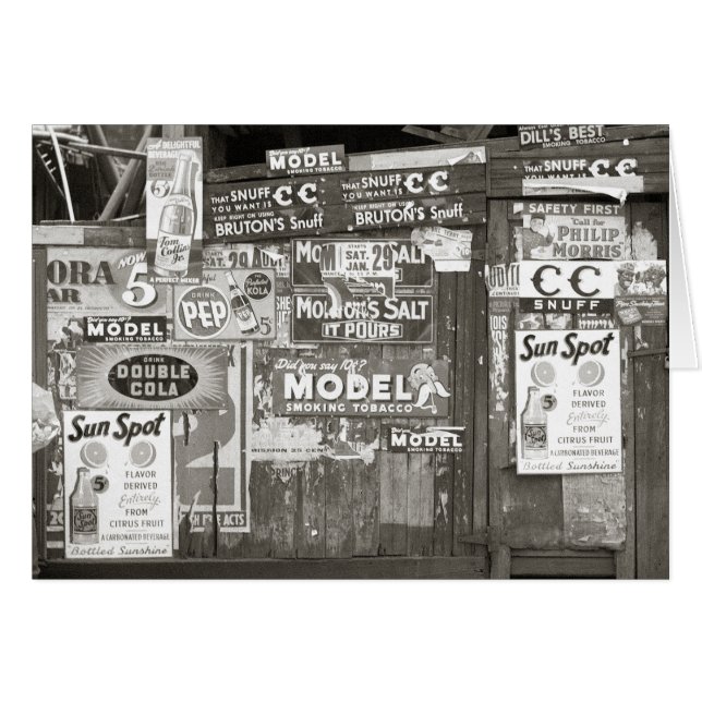 Publicidad antigua, 1938 (Anverso (Horizontal))