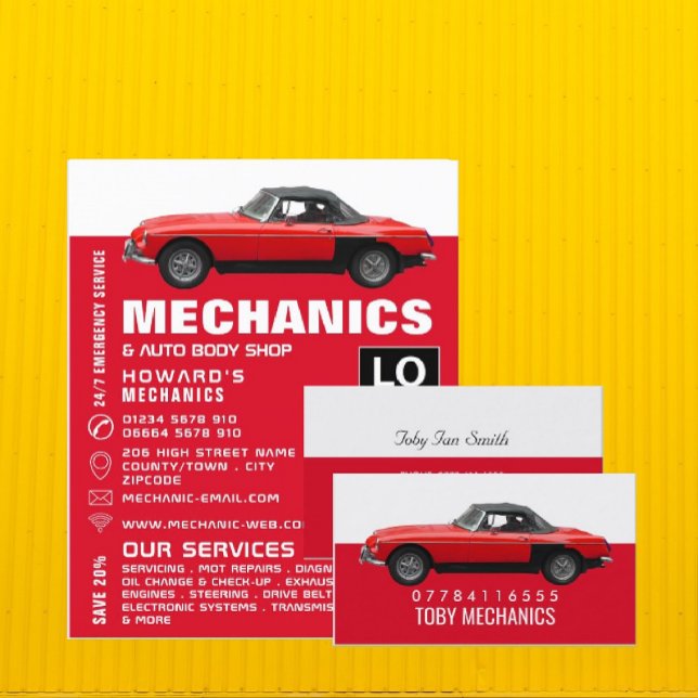 Publicidad de coches clásicos, mecánica automática (Subido por el creador)