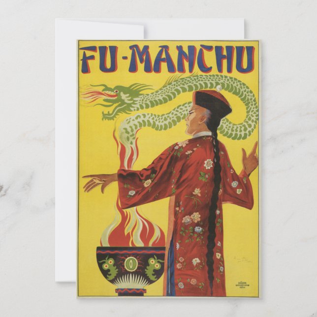 Publicidad de Fu-Manchu Magician (Anverso)