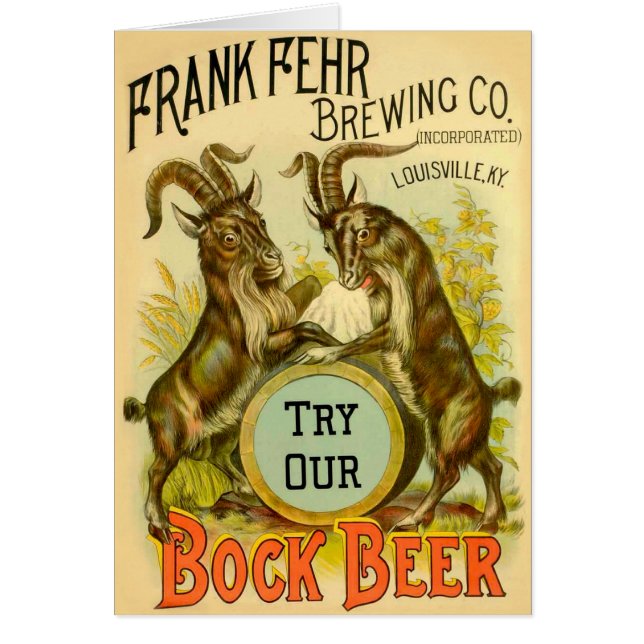 Publicidad de la cerveza de cabra (Frente)