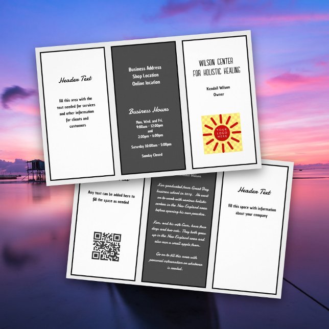 Publicidad de logotipo comercial Folleto pequeño (Subido por el creador)