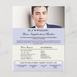 Publicidad de marketing de introducción inmobiliar