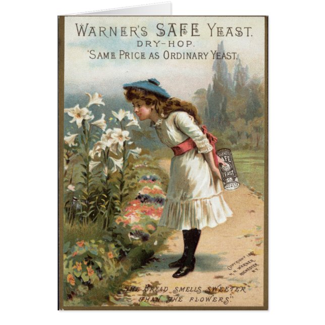 Publicidad de panadería de época (Frente)