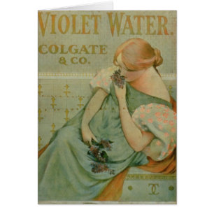 Publicidad de poster "agua violeta", por Colgate y