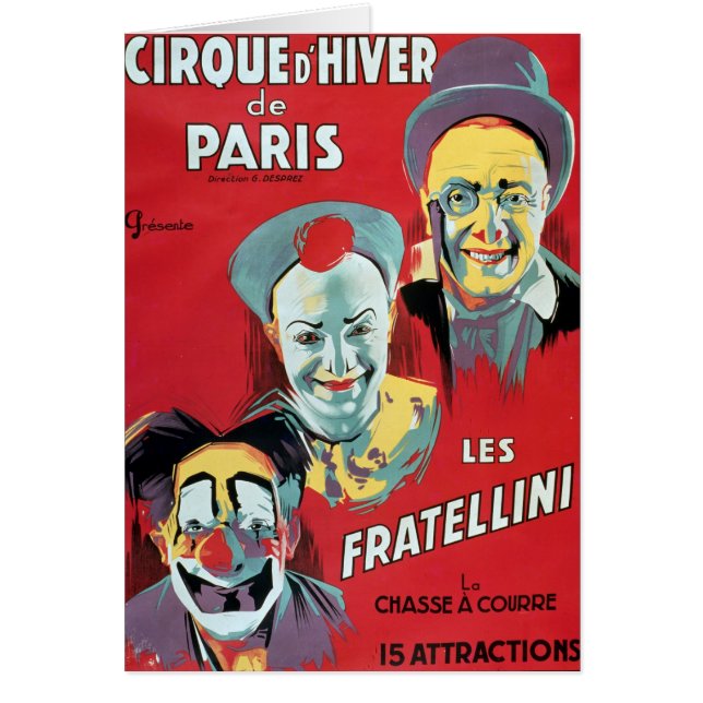 Publicidad de poster el 'd'Hiver de la París de (Frente)