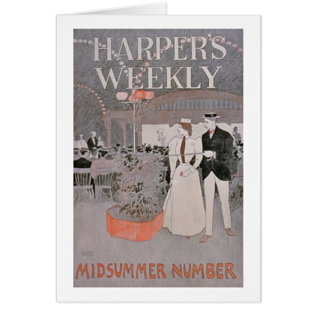 Publicidad de poster "Harper semanal", pleno (Frente)