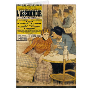 Publicidad de poster L'Assommoir por M.M.W.