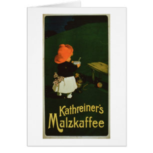 Publicidad de poster para la 'malta Coffee de