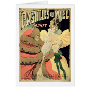 Publicidad de poster "pastillas de la miel" por