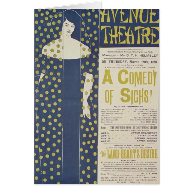 Publicidad de poster una comedia de suspiros (Frente)