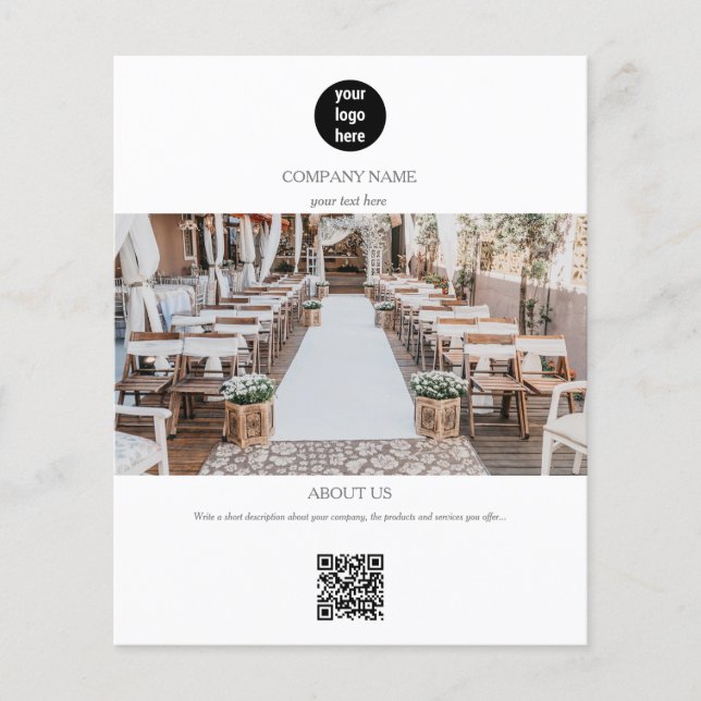 Publicidad de promoción comercial de planificación (Frente)