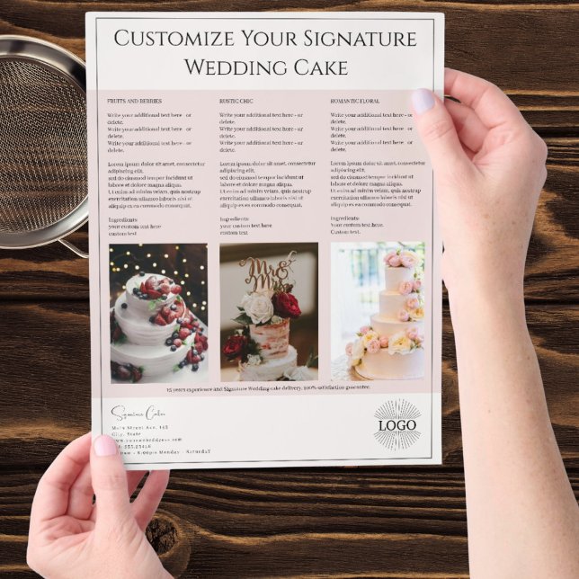 Publicidad de tarta (Cake Advertising Flyer)