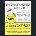 Publicidad de Wasp, Control de Plagas<br><div class="desc">Volante publicitario de Wasp,  Control de Plagas por la Tienda de tarjetas de visita.</div>