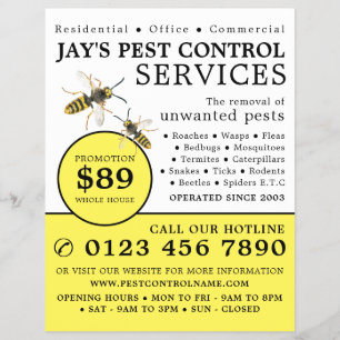 Publicidad de Wasp, Control de Plagas