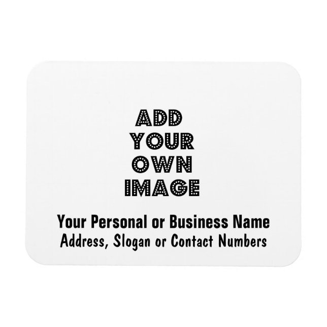 Publicidad personalizado flexible de imanes Fridge (Horizontal)