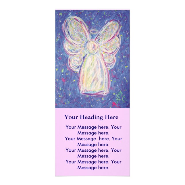 Publicitaria Ángel de noche estrellado - Tarjeta para rack (Frente)