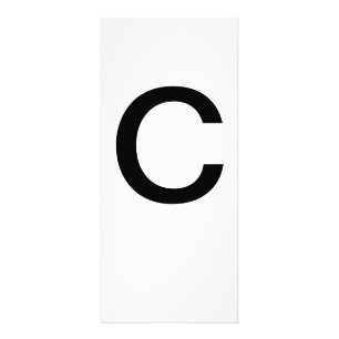 Publicitaria Carta alfabética C Tarjeta de educación de aprendi
