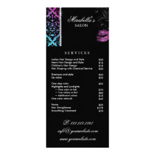 Publicitaria Cosmetología de la tarjeta de rack de los artistas