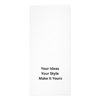 Publicitaria Crea tu propia tarjeta de estante de 4" x 9"