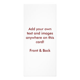 Publicitaria Crea tu propia tarjeta de rack