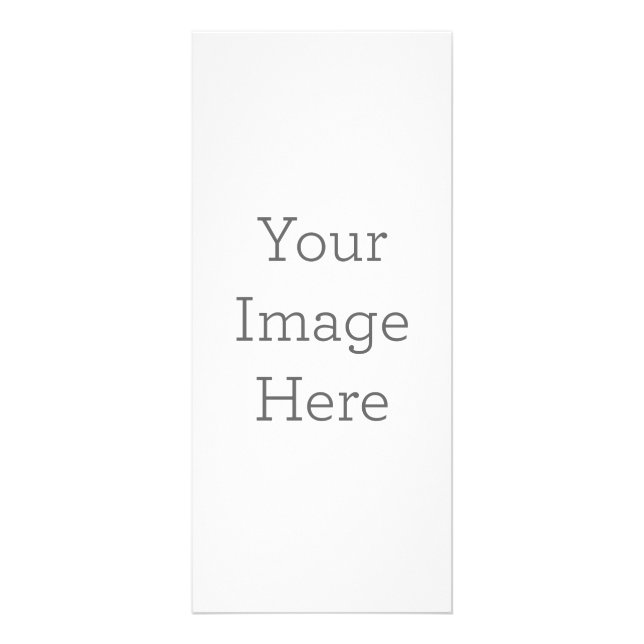 10,1cm x 22,8cm Tarjeta publicitaria (Frente)