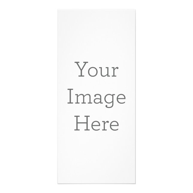 10,1cm x 22,8cm Tarjeta publicitaria (Frente)