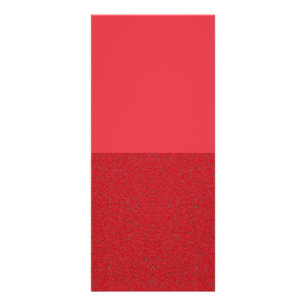 Publicitaria Doble fin 4″×9″ Tarjeta para rack rojo (Purpurina