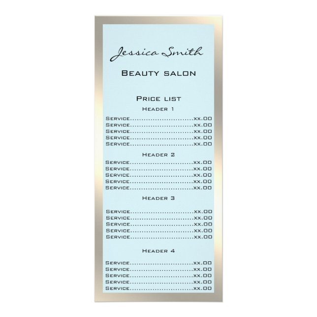 Publicitaria Elegante moda moderna tarjeta para cremallera de l (Frente)