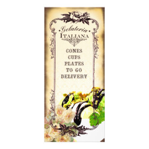 Publicitaria Gelateria Italiana 6 - Tarjeta trasera/de estante