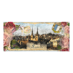 Publicitaria LUZERN 3 - Postcard / Rackcard / Tarjeta de felici