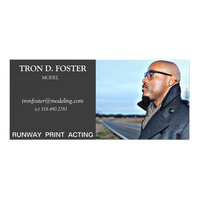 Publicitaria Modelado de la tarjeta del estante (Frente)