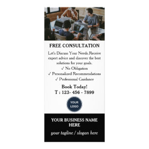 Publicitaria Oferta de Consulta Gratuita Tarjeta de Promoción E