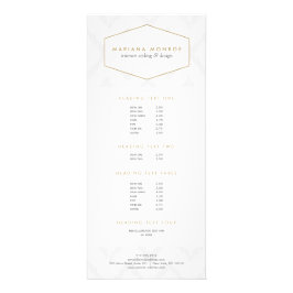 Publicitaria Patrón de Ikat en la tarjeta de rack del Diseñador