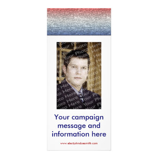 Publicitaria Plantilla de tarjeta de campaña electoral política